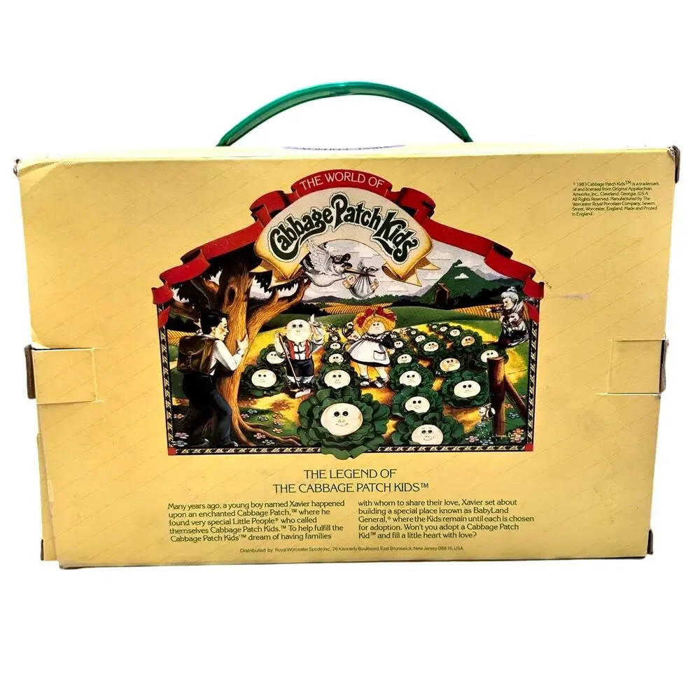 Cabbage Patch 1983 Royal Worcester 1st Edition Porcelain Plate/Bowl/Mug Set-NEW!